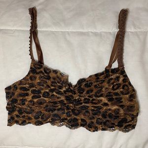 Leopard Lace Bralette